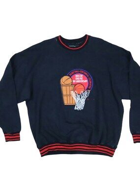 Vintage Basketball Centennial 100 Anniversary Pullover Sweatshirt 1990s Men's XL